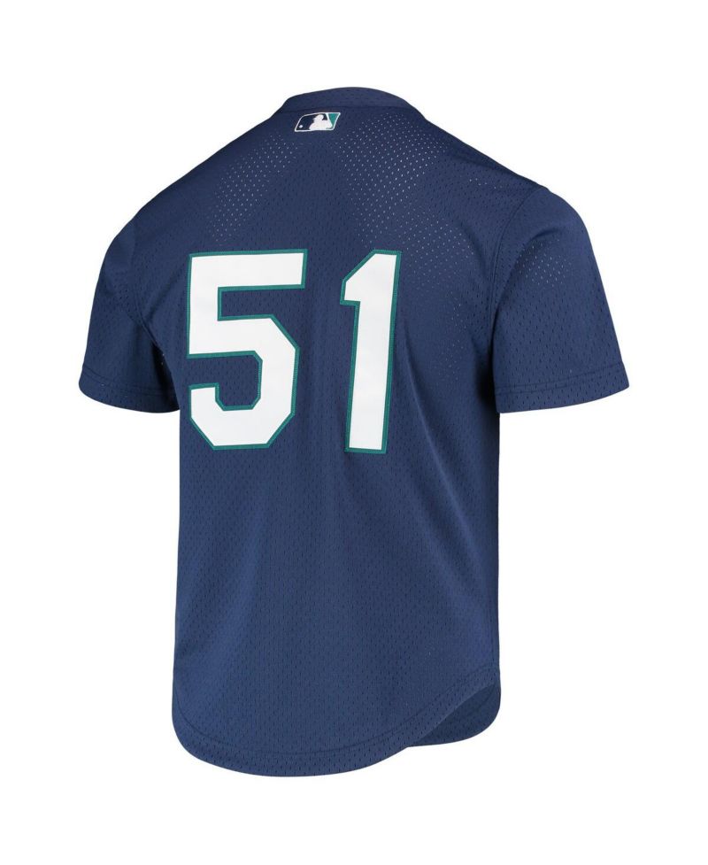 Men's Ichiro Suzuki Royal Seattle Mariners Cooperstown Collection Mesh Batting Practice Jersey