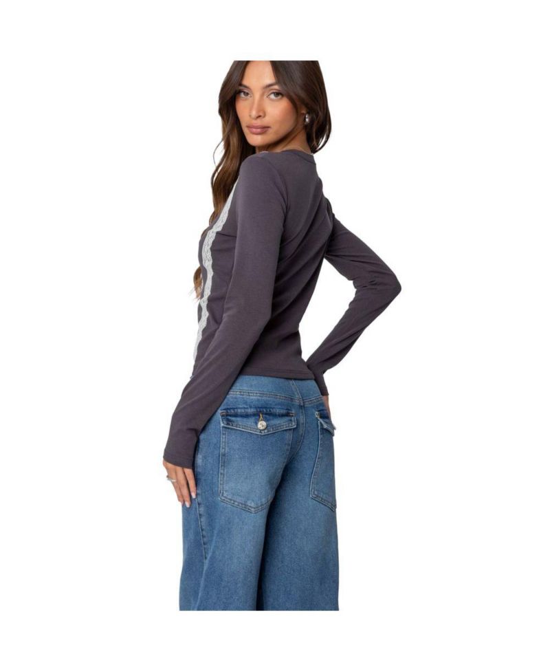 Women's Frenchy Long Sleeve T Shirt