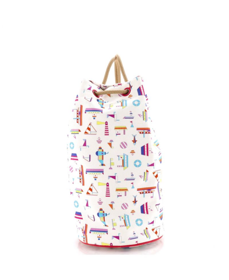 Petit Chalutier Duffle Bag Printed Canvas