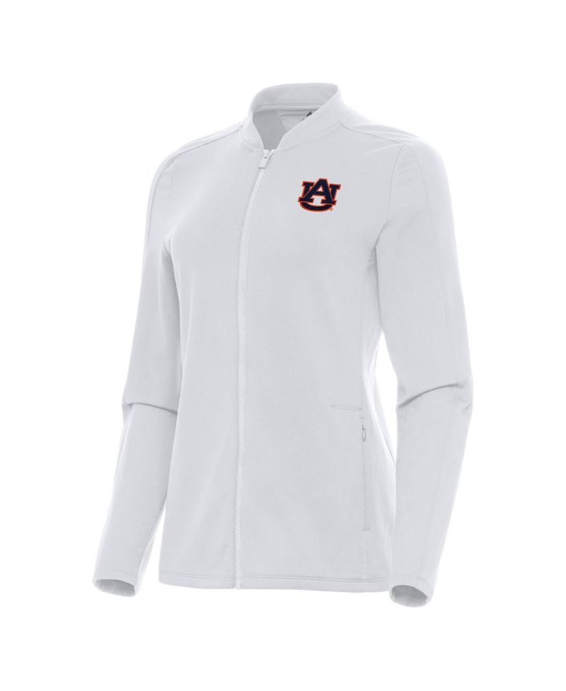 Women's White Auburn Tigers Continual Full-Zip Jacket