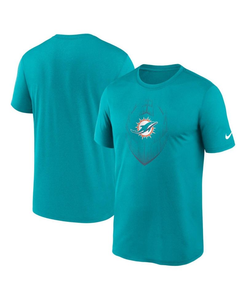 Men's Aqua Miami Dolphins Primetime Legend Icon Performance T-Shirt