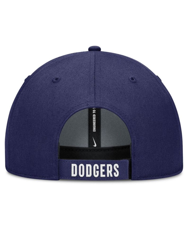 Men's White/Royal Los Angeles Dodgers Club Performance Adjustable Hat