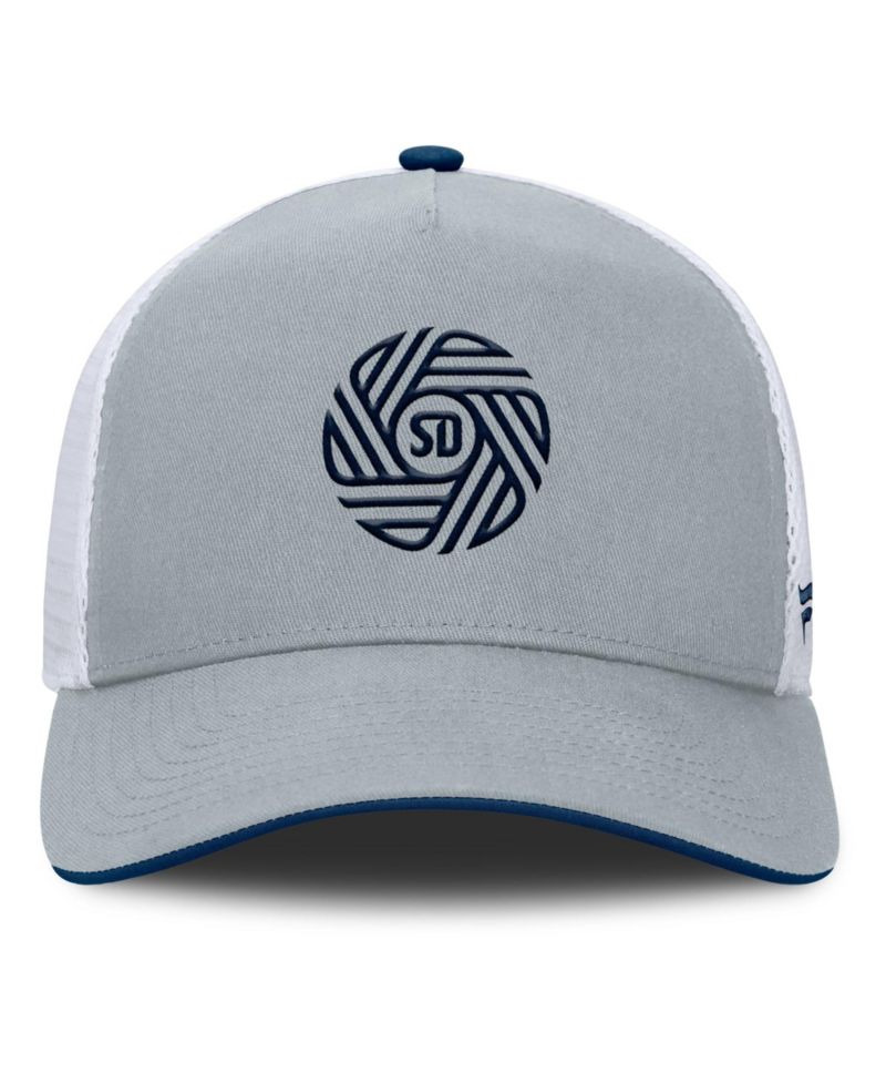 Men's Gray San Diego FC Knuckle Trucker Adjustable Hat