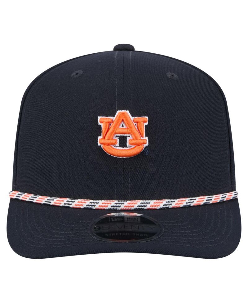 Men's Navy Auburn Tigers Game Day Multi-Rope 9SEVENTY Stretch-Snap Hat