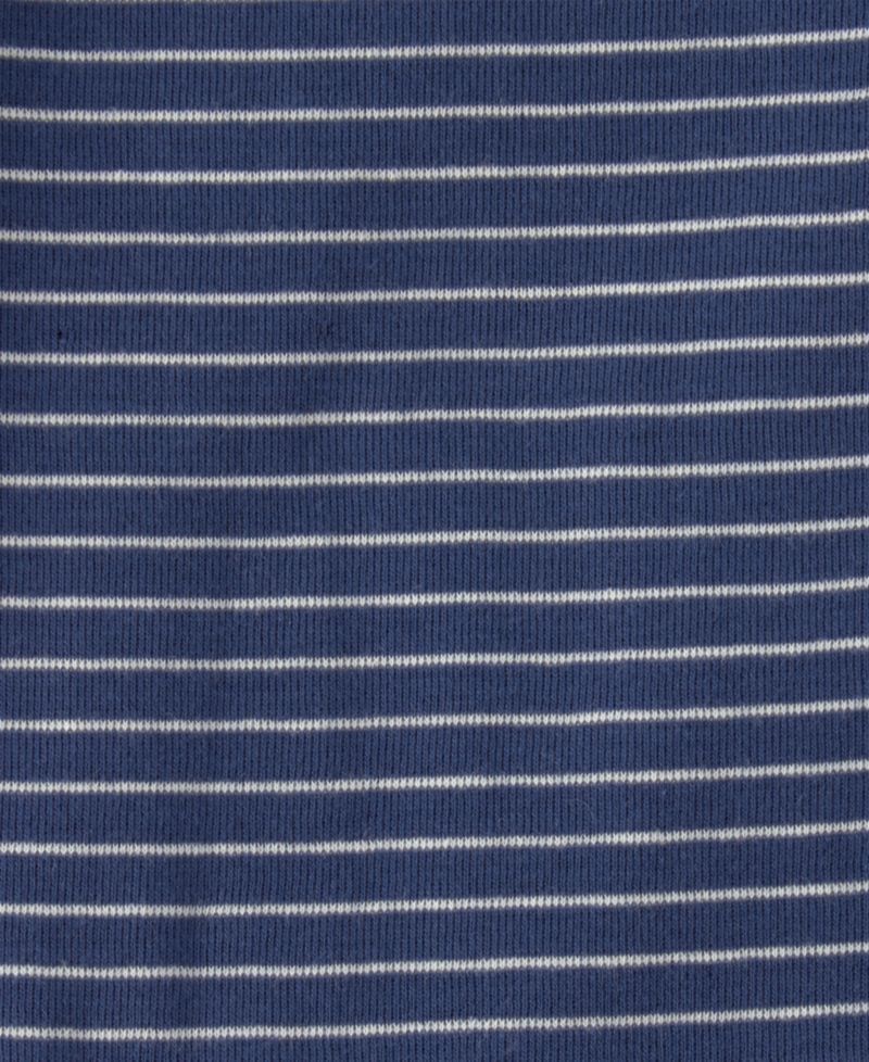 Baby Boys' Dog-Striped Long-Sleeve Bodysuit, 4-Pack