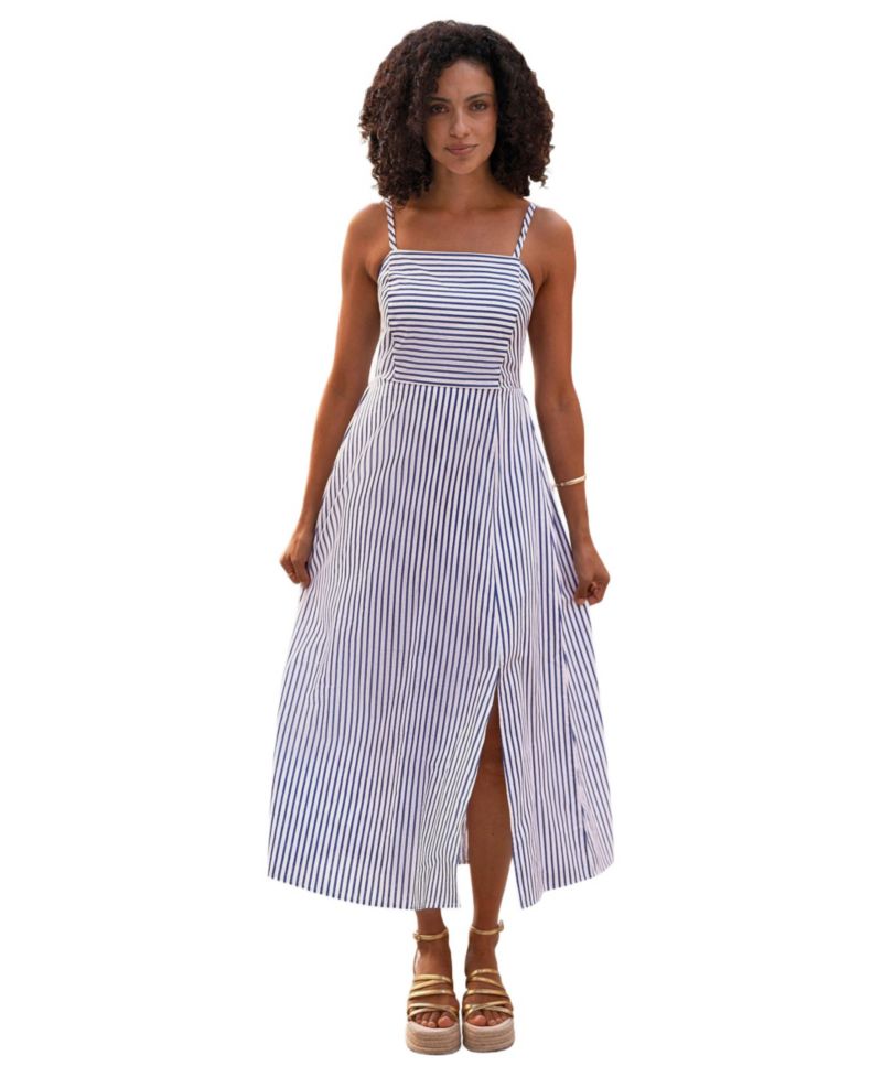 Women's Cotton Midi Sun Dress