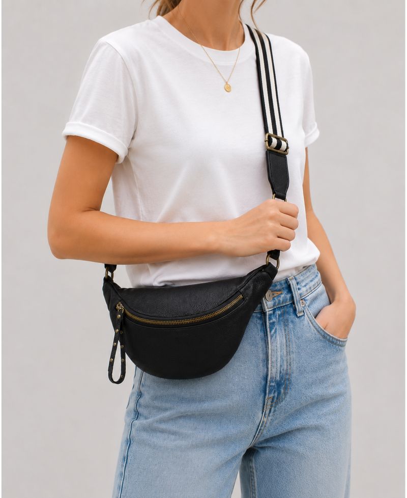 Kira Pebbled Leather Cell Phone Bag Mini Crossbody Purse with Multi Compartments