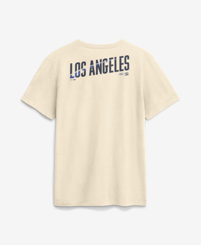 Men's Cream Los Angeles Dodgers City Connect 2-Hit T-Shirt
