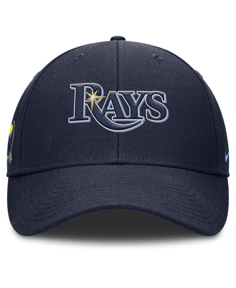 Men's Navy Tampa Bay Rays Rise Gaberdine Adjustable Hat
