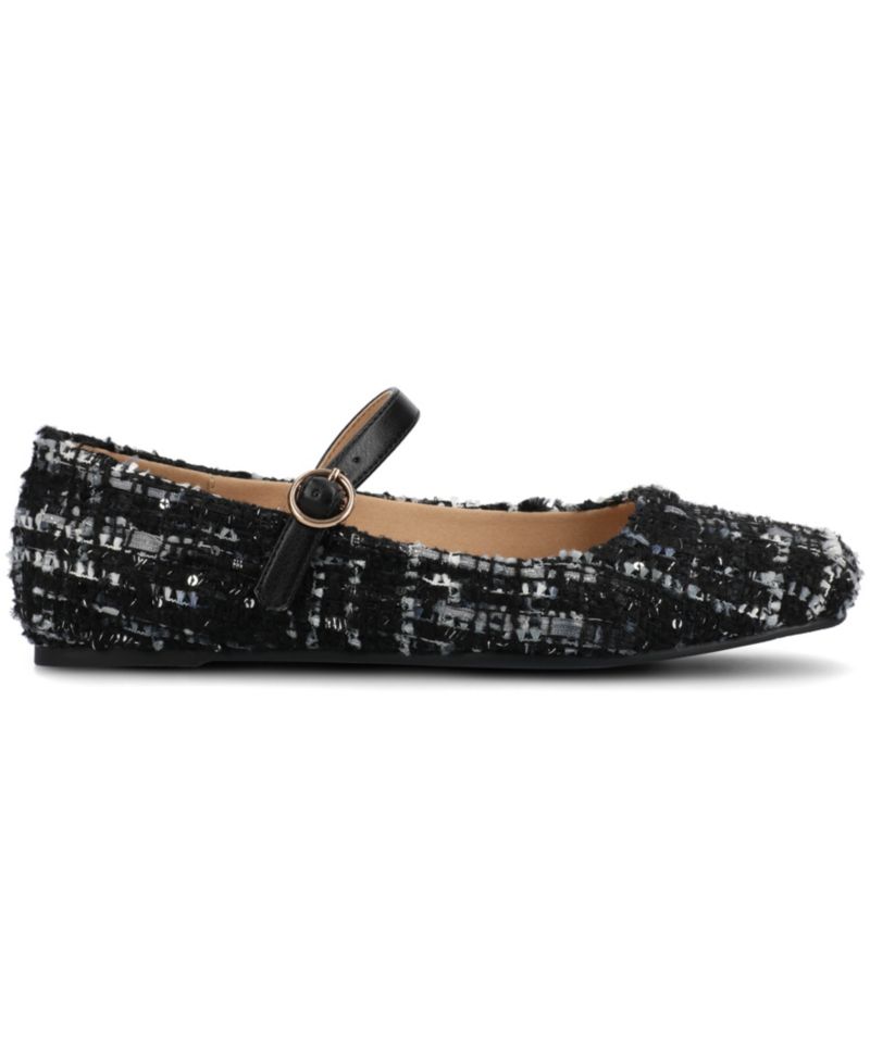 Women's Carrie Square Toe Mary Jane Flats