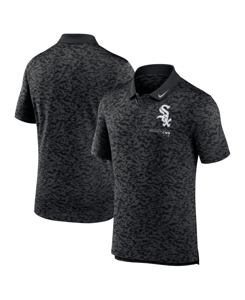 Men's Black Chicago White Sox Next Level Polo Shirt