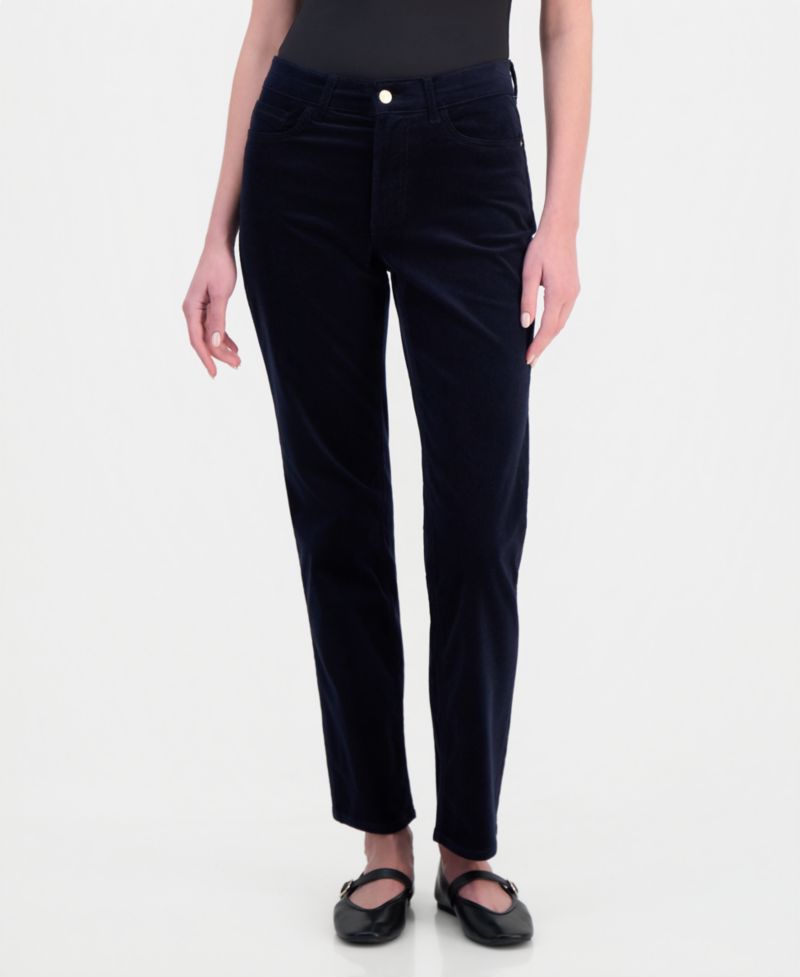 Women's Straight-Leg Corduroy Pants