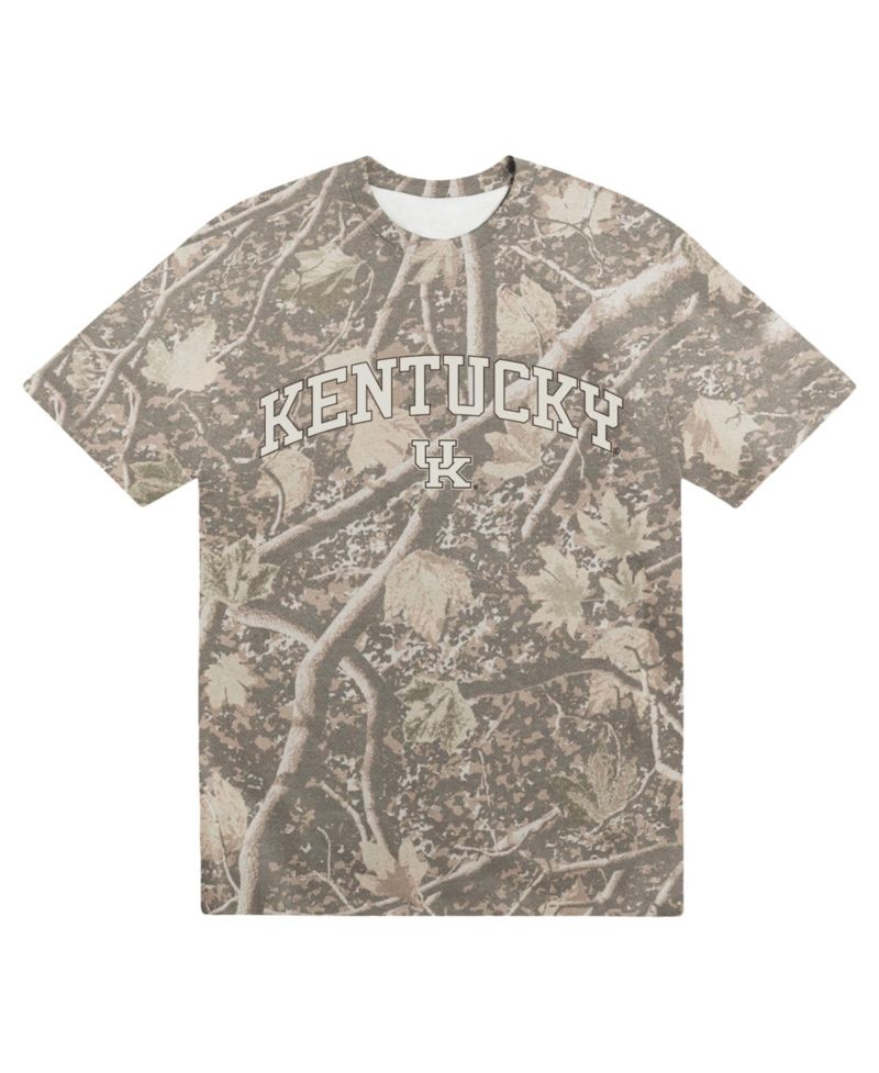 Men's Camo Kentucky Wildcats Back Bay Heavyweight T-Shirt