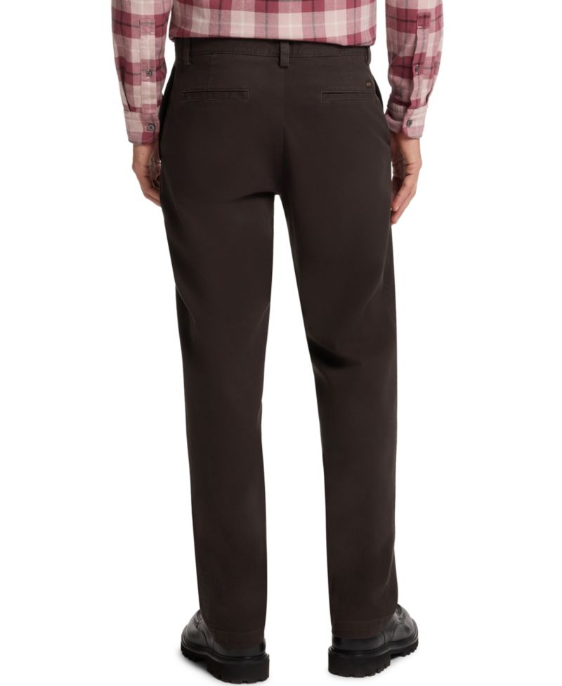 Men's Slim-Fit Stretch Straight-Leg Cotton-Blend Chino Pants