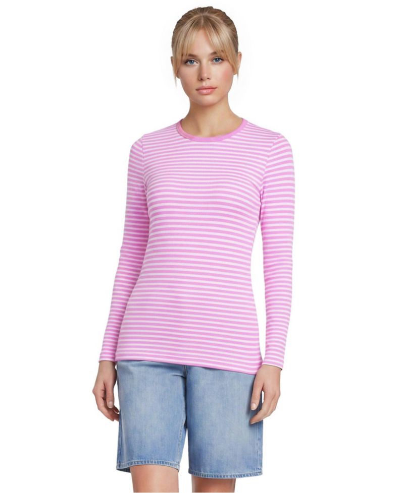 Women's Long Sleeve Micro Rib T-Shirt