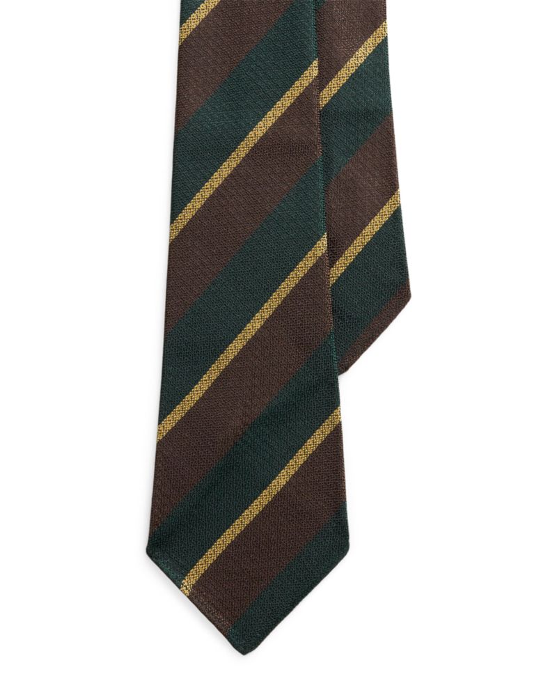 Men's Vintage-Inspired Striped Silk Tie