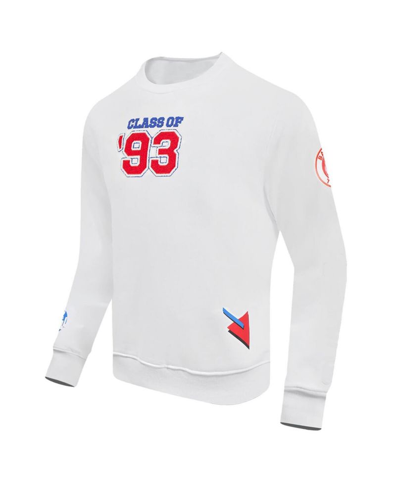 Men's White Saved by the Bell Pullover Sweatshirt