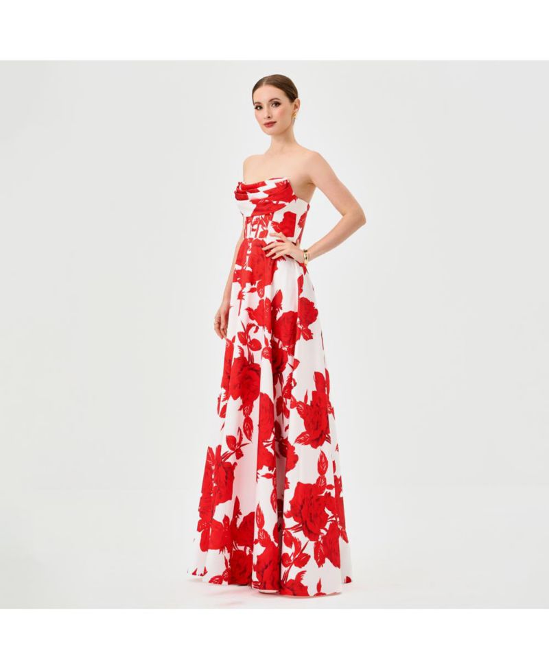 Women's Virginia Corset Strapless Gown