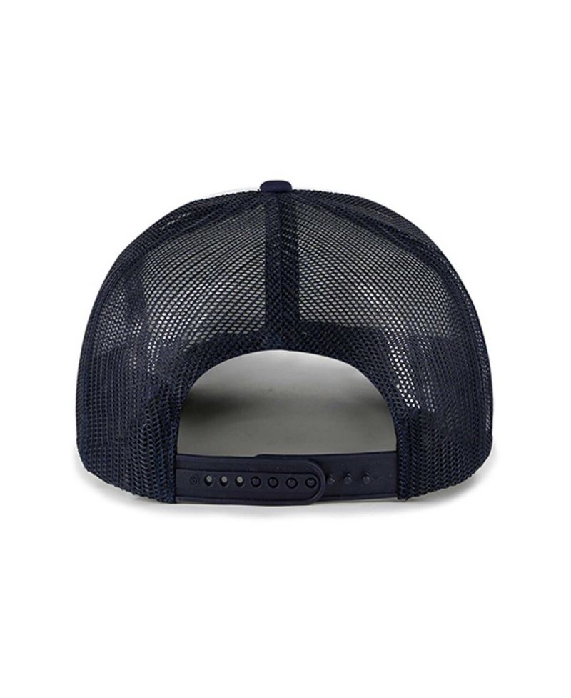 Men's White New York Yankees Foam Front Script Trucker Snapback Hat