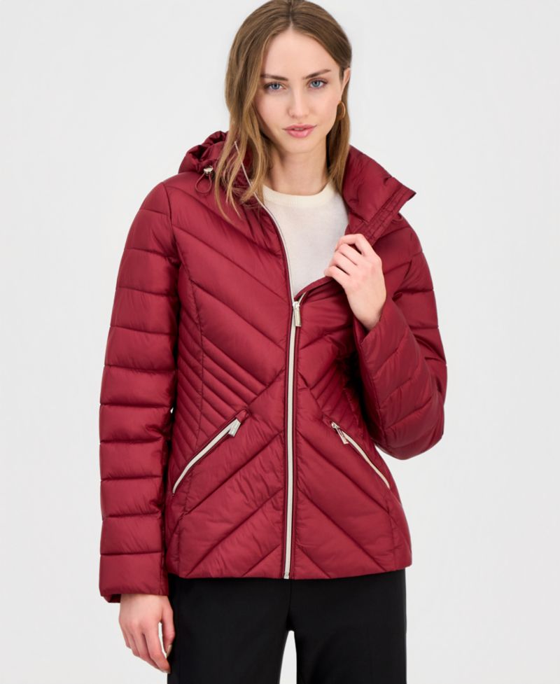 Women's Hooded Packable Puffer Coat