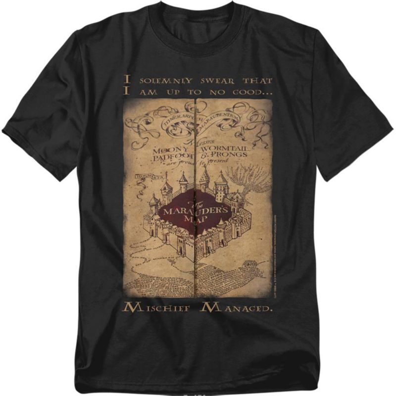 Men's Marauder's Map Words T Shirt
