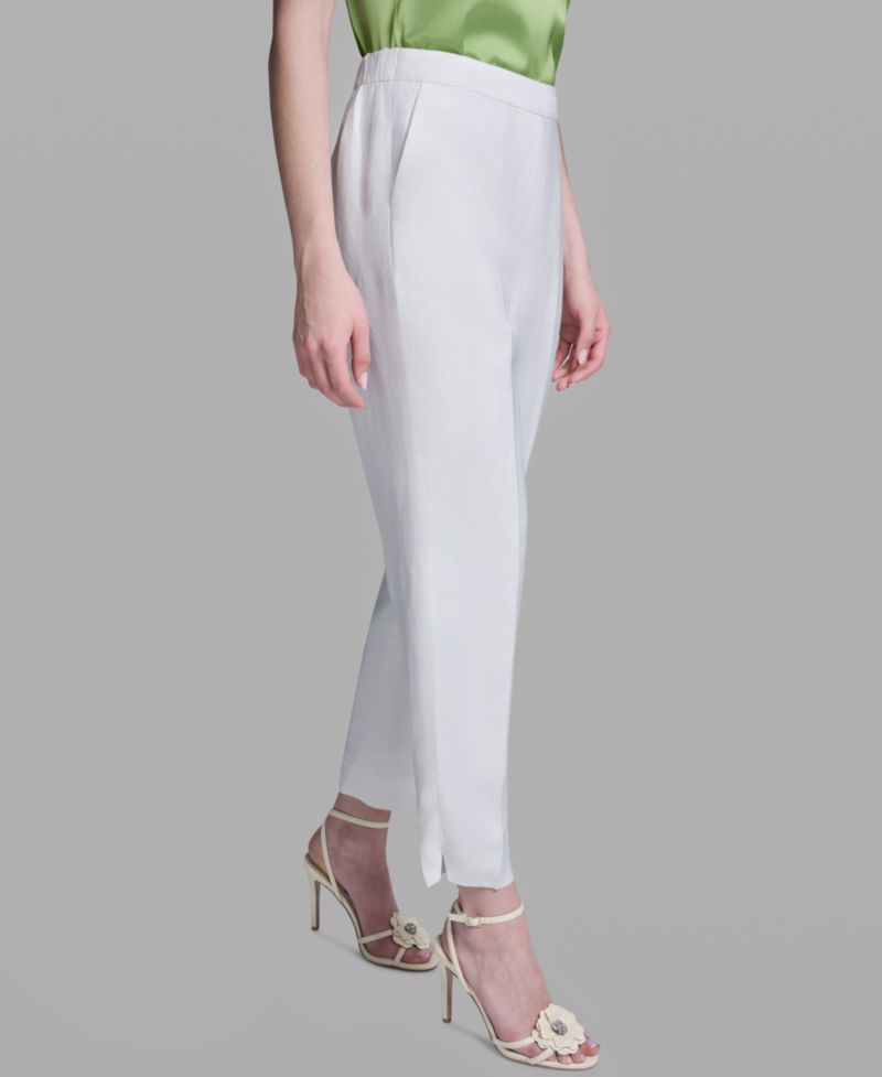 Women's Straight Ankle High-Rise Pants