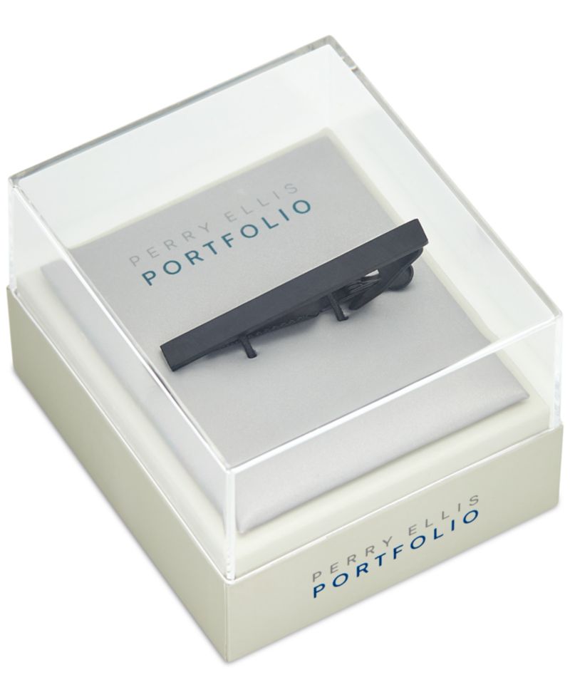 Men's Black Tie Bar