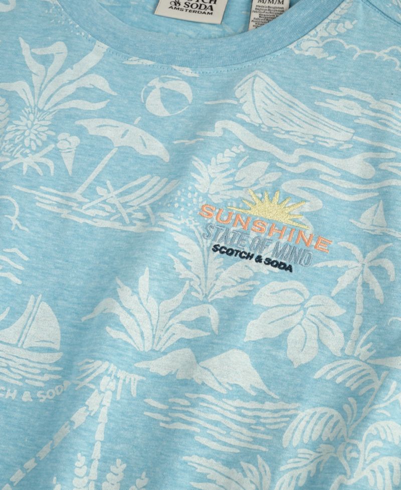 Boys' 4-7 Crewneck Printed T-Shirt
