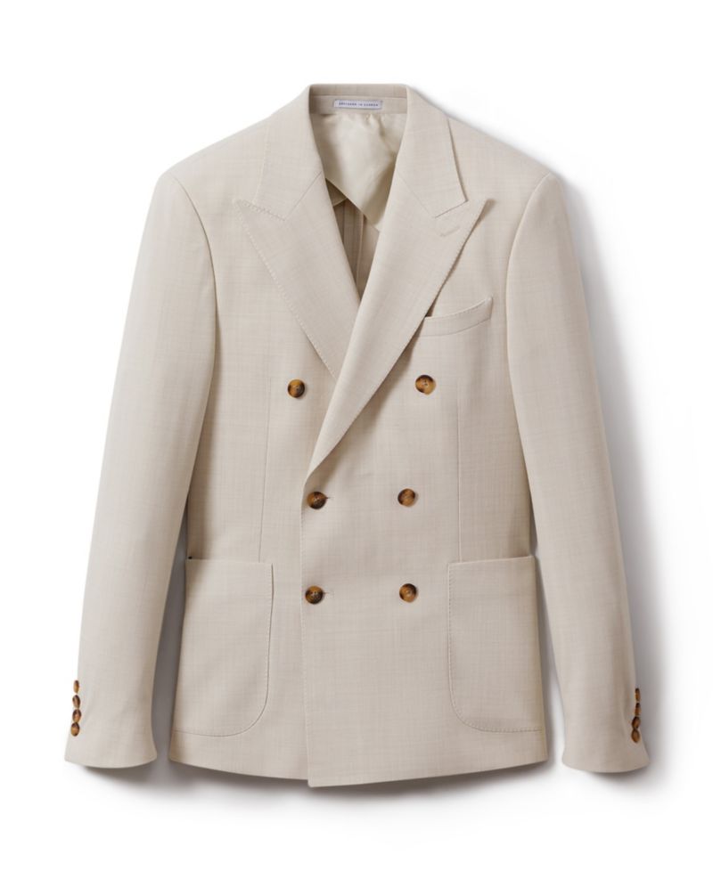 Men's Belmont Slim-Fit Double Breasted Suit Blazer