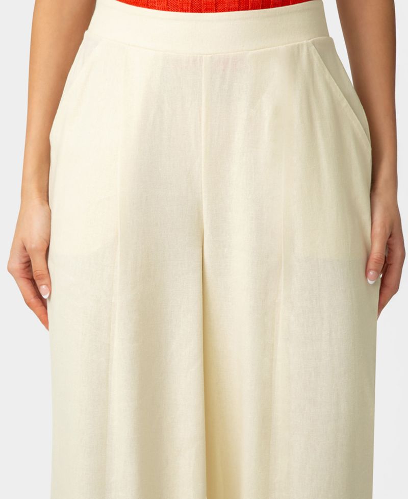 Women's Coastal Linen Palazzo Pant