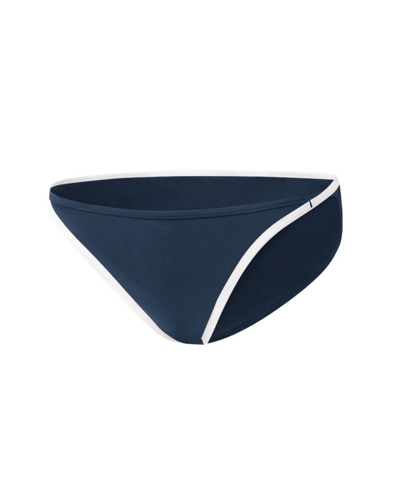 Women's Navy Michigan Wolverines Play Action Bikini Bottoms