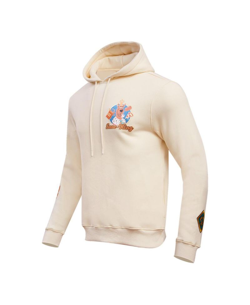 Men's and Women's Natural Scooby-Doo Snack King Pullover Hoodie