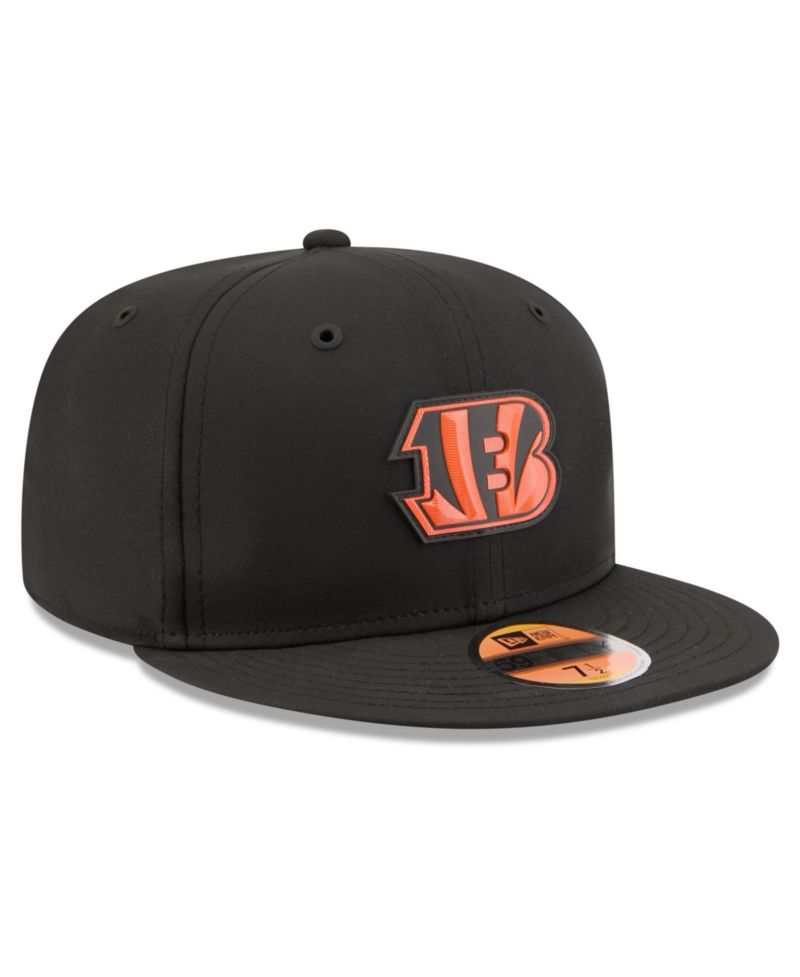 Men's Black Cincinnati Bengals 2026 Sideline 59FIFTY Fitted Hat
