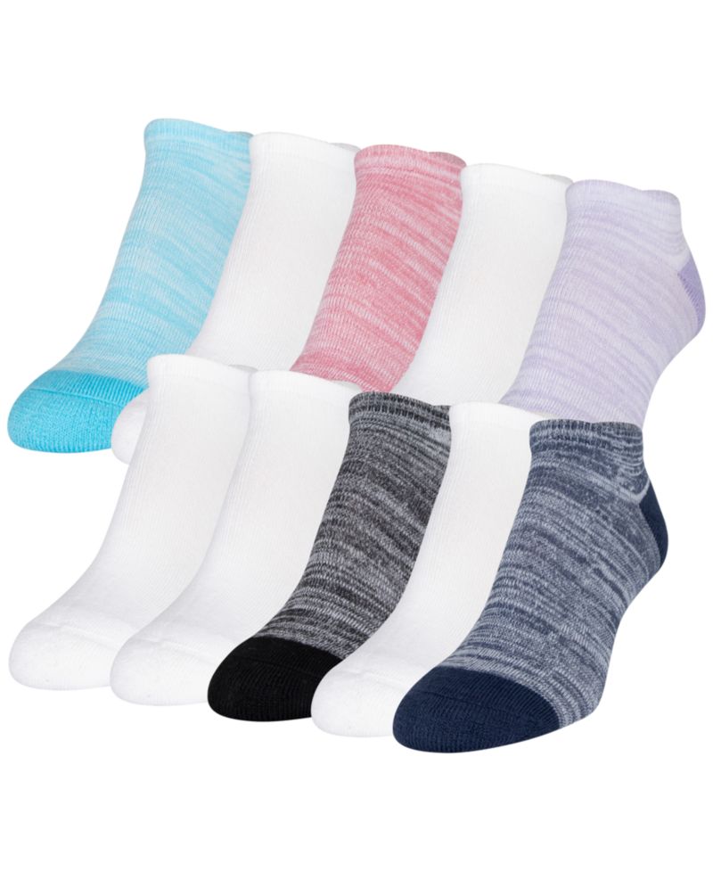 Women's 10-Pack Casual Cushion Heel And Toe No-Show Socks