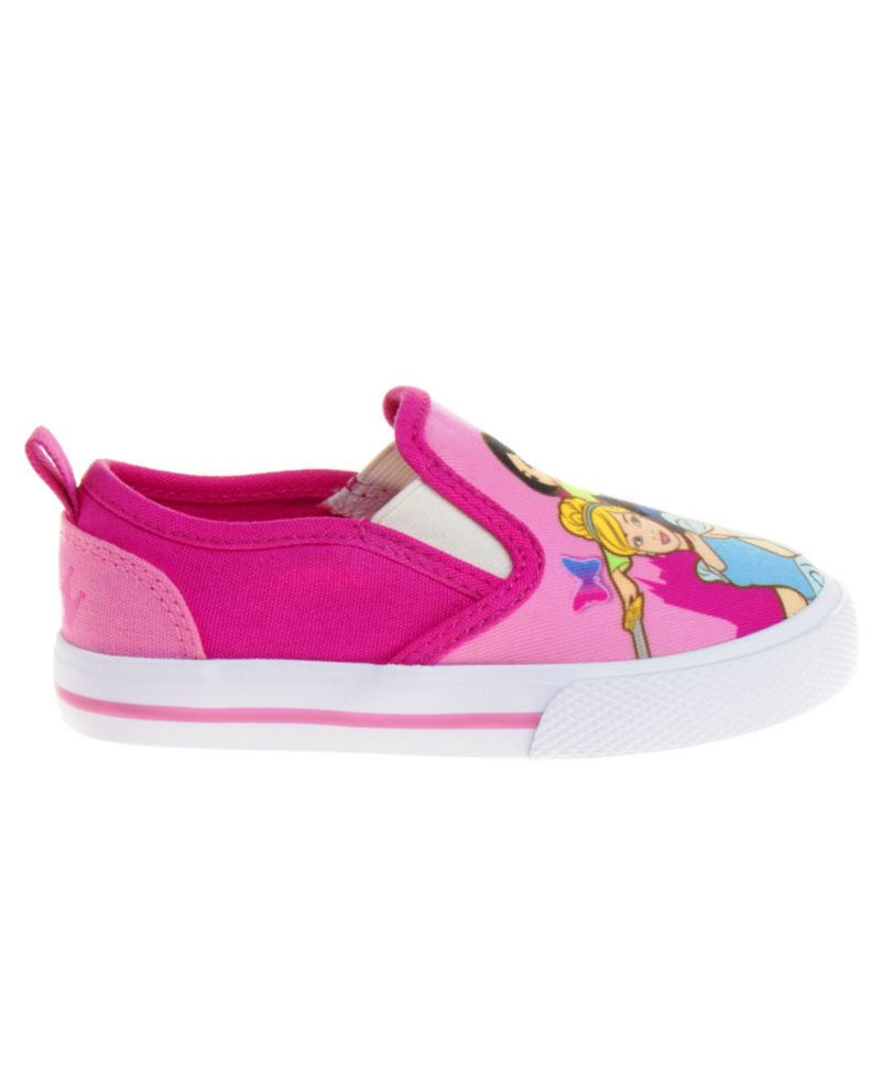 Big Girls (5-12) Princess Slip-On Canvas Sneakers