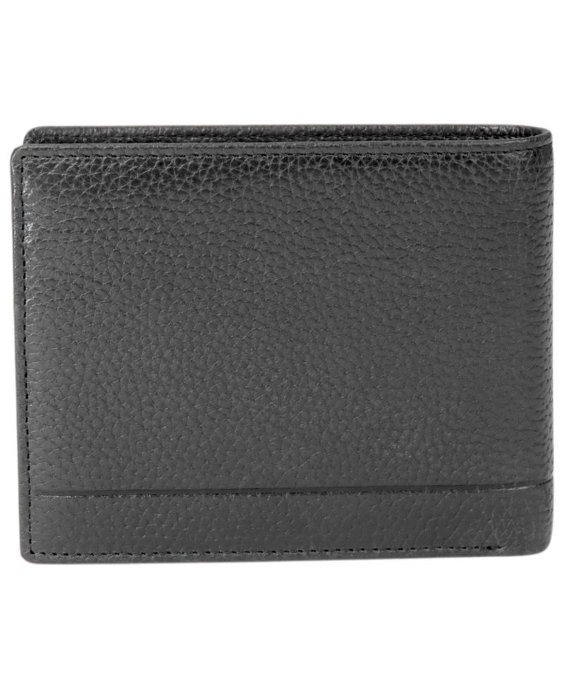 Men's Fifth Avenue RFID Secure Center Wing Wallet with Coin Pocket