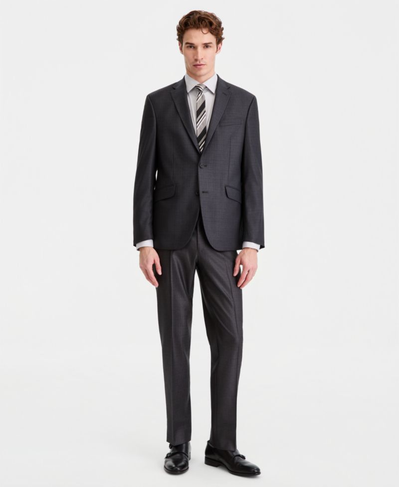 Men's Slim-Fit Techni-Cole Suit Separates Vest