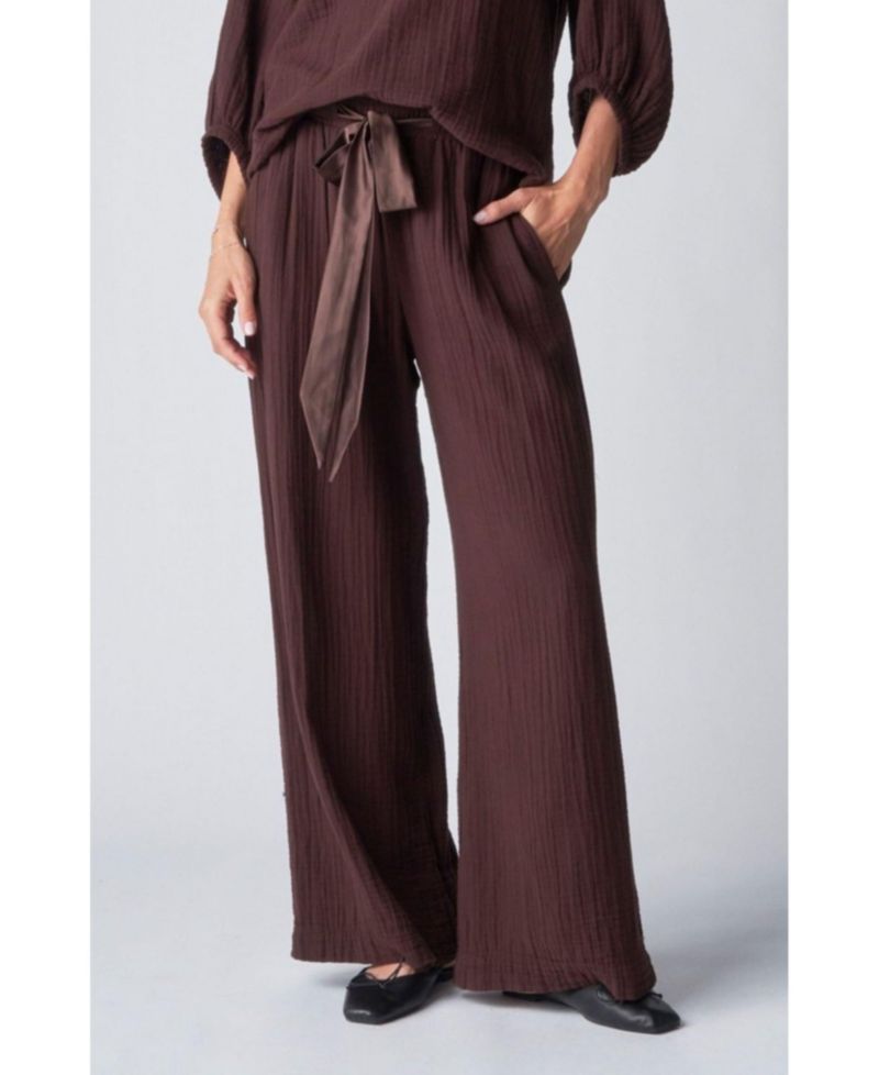 Women's Ocean+Main Gauze Palazzo Pant