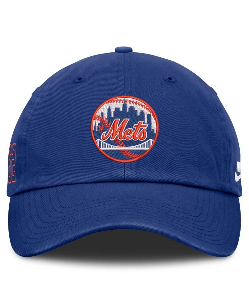 Men's Royal New York Mets Cooperstown Club Adjustable Hat