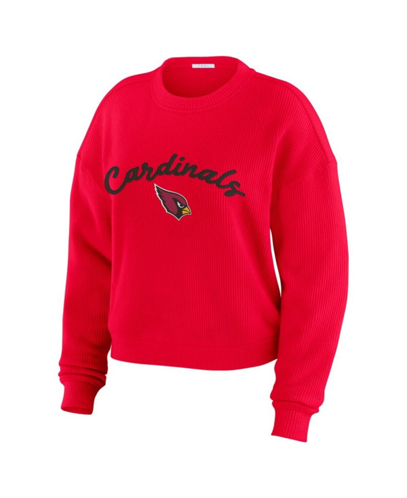 Women's 2-Piece Cream Arizona Cardinals Knitted Tri-Blend Long Sleeve T-Shirt & Pants Lounge Set