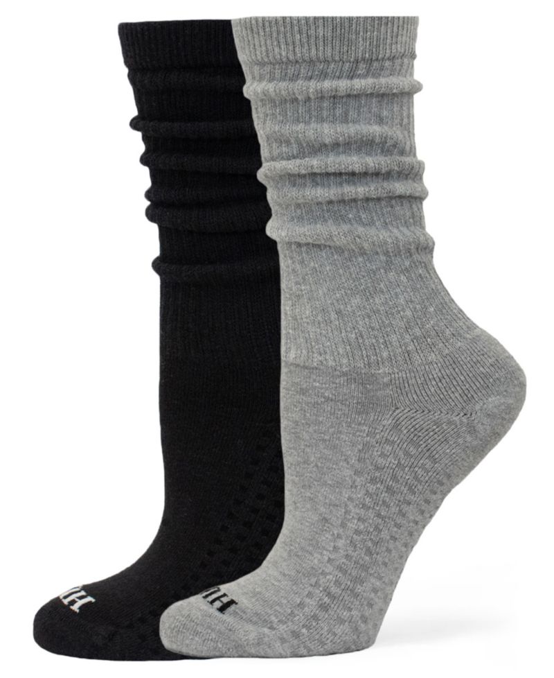 Women's Sport Scrunch Crew Socks, 2-Pack