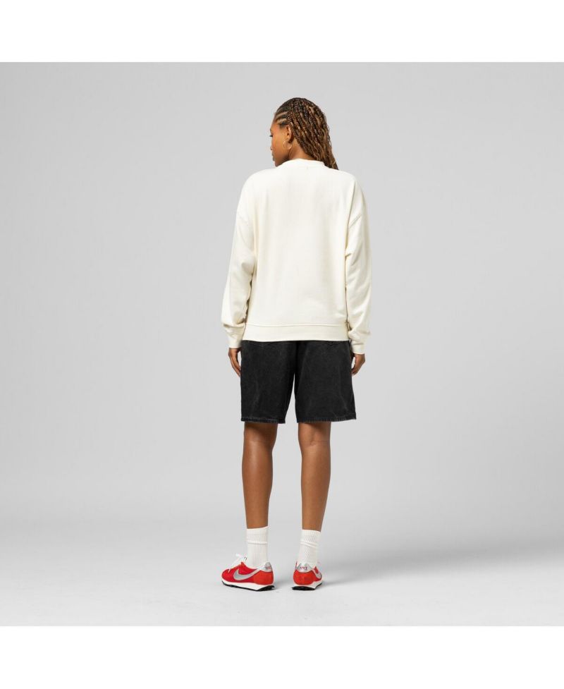 Women's Cream Kansas City Chiefs Tonal Arch Sweatshirt