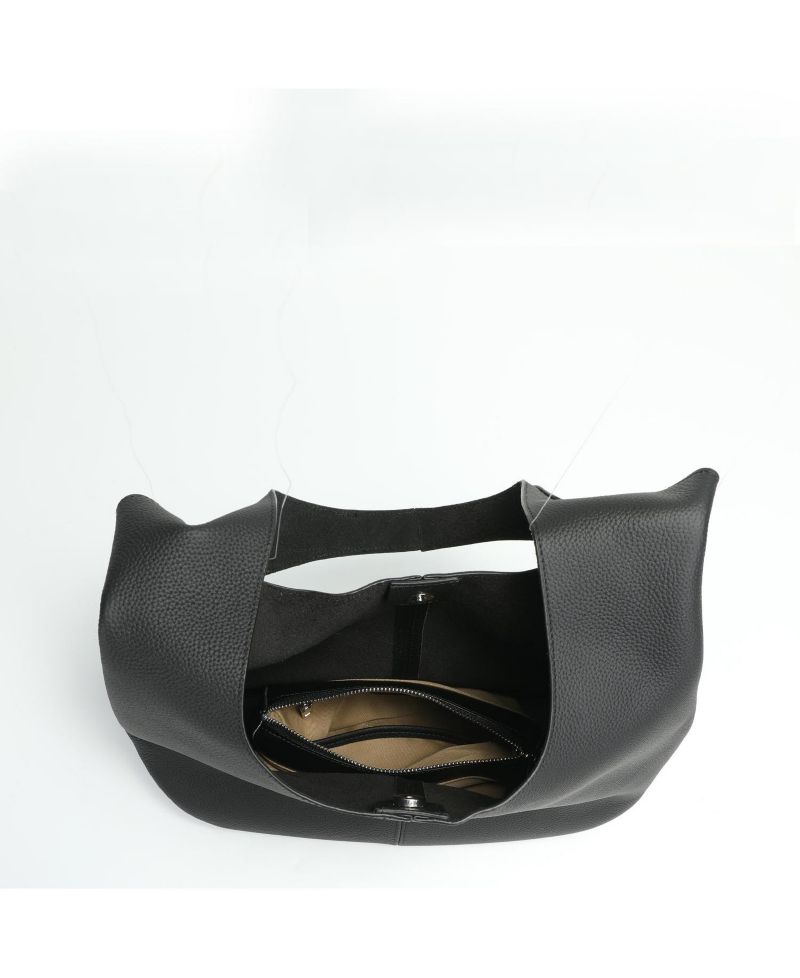 Arc Leather Crescent Hobo Bag Soft Pebbled Shoulder Bag Casual Slouchy Handbag