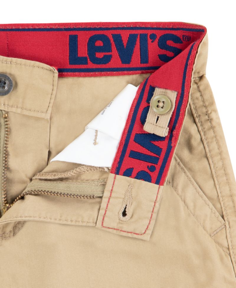 Boys' 2T-7 Relaxed Fit Adjustable Waist Cargo Shorts