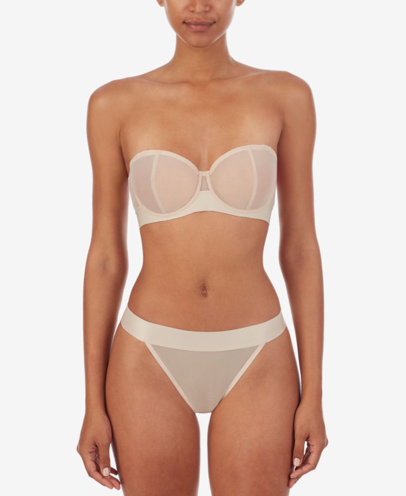 Women's Sheers Strapless Mesh Bra DK4939
