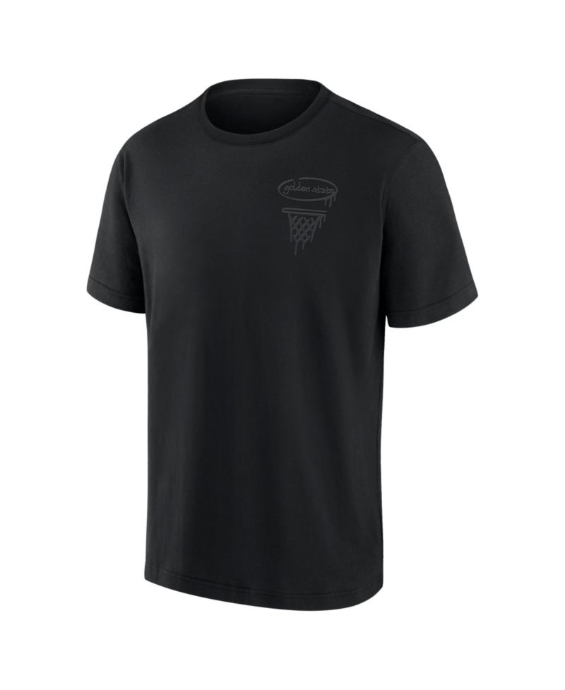Men's Golden State Warriors Blackout Heavyweight T-Shirt