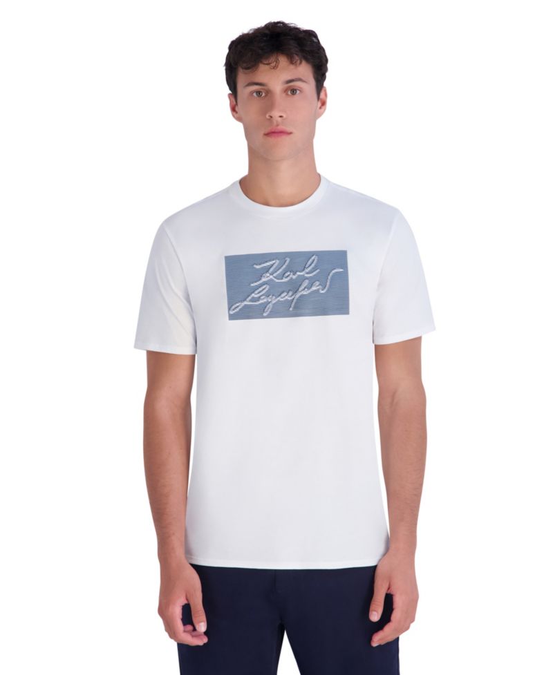 Men's Embroidered Signature T-Shirt