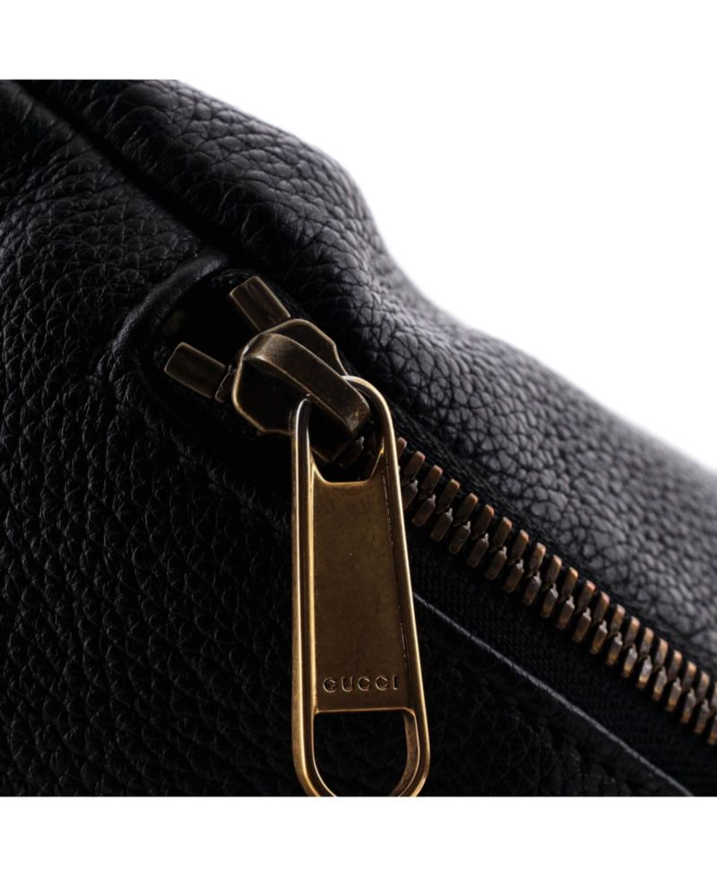 Logo Leather Belt Bag