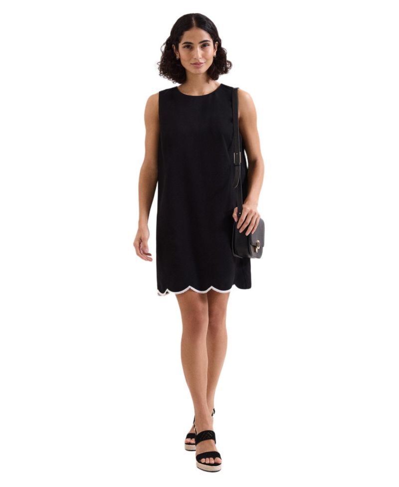 Women's Marta Scalloped Hem Shift Dress