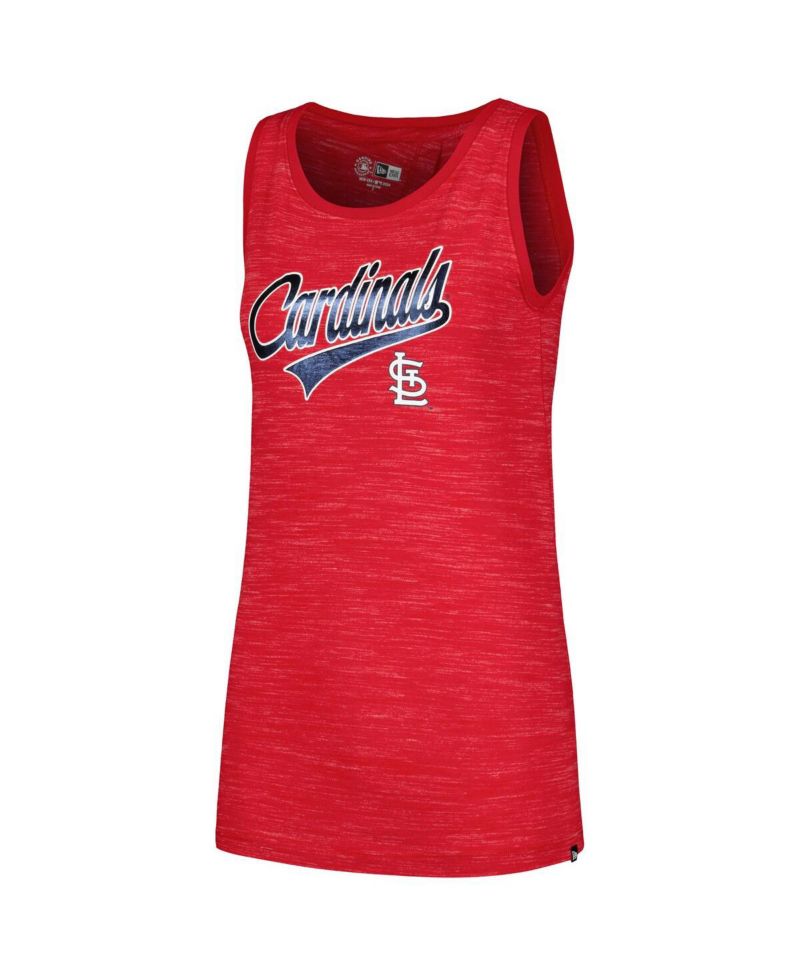 Women's Red St. Louis Cardinals Space-Dye Active Tank Top